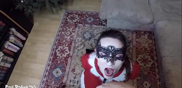  Preview Christmas Bondage Throat Fucking & Anal Creampie